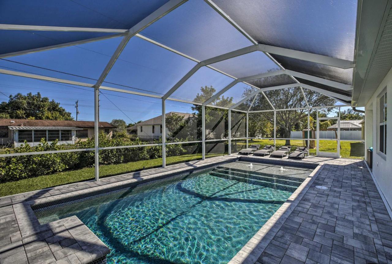קייפ קורל Modern Home With Heated Pool, 3 Mi To Beach מראה חיצוני תמונה